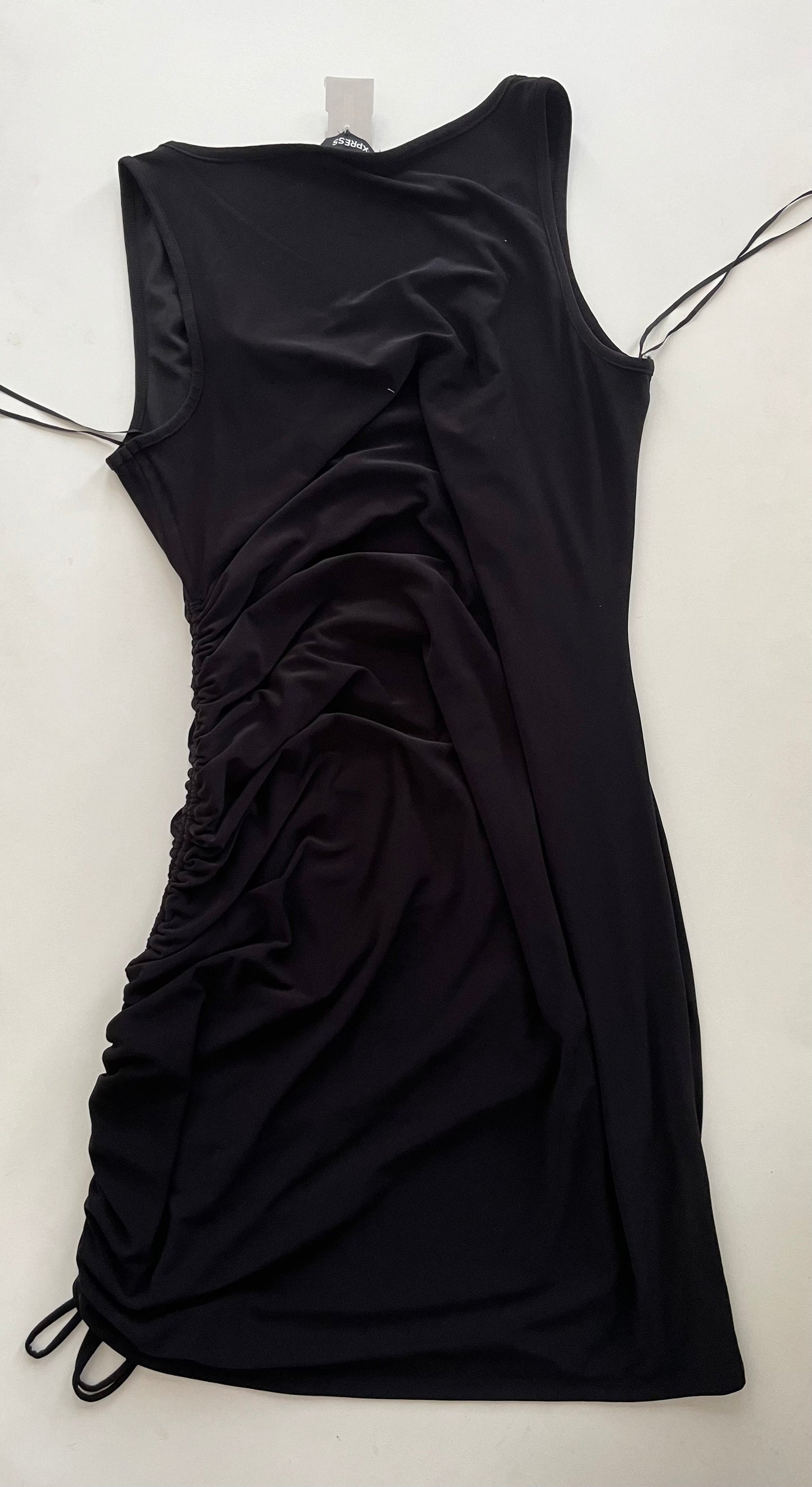 Dress Casual Midi By Express In Black, Size: L