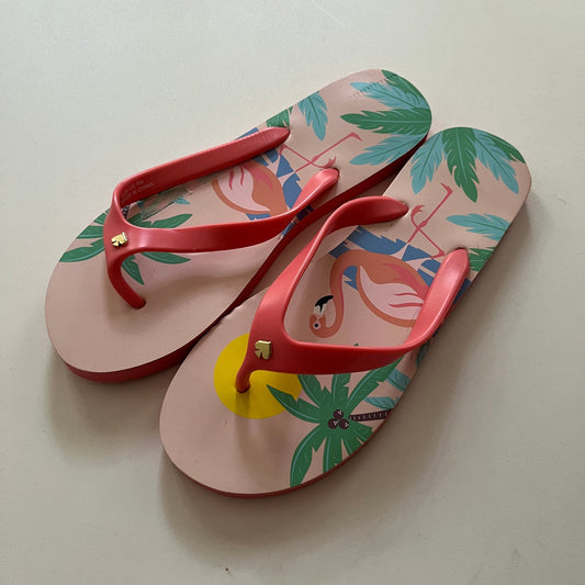 Sandals Flip Flops By Kate Spade In Pink, Size: 9