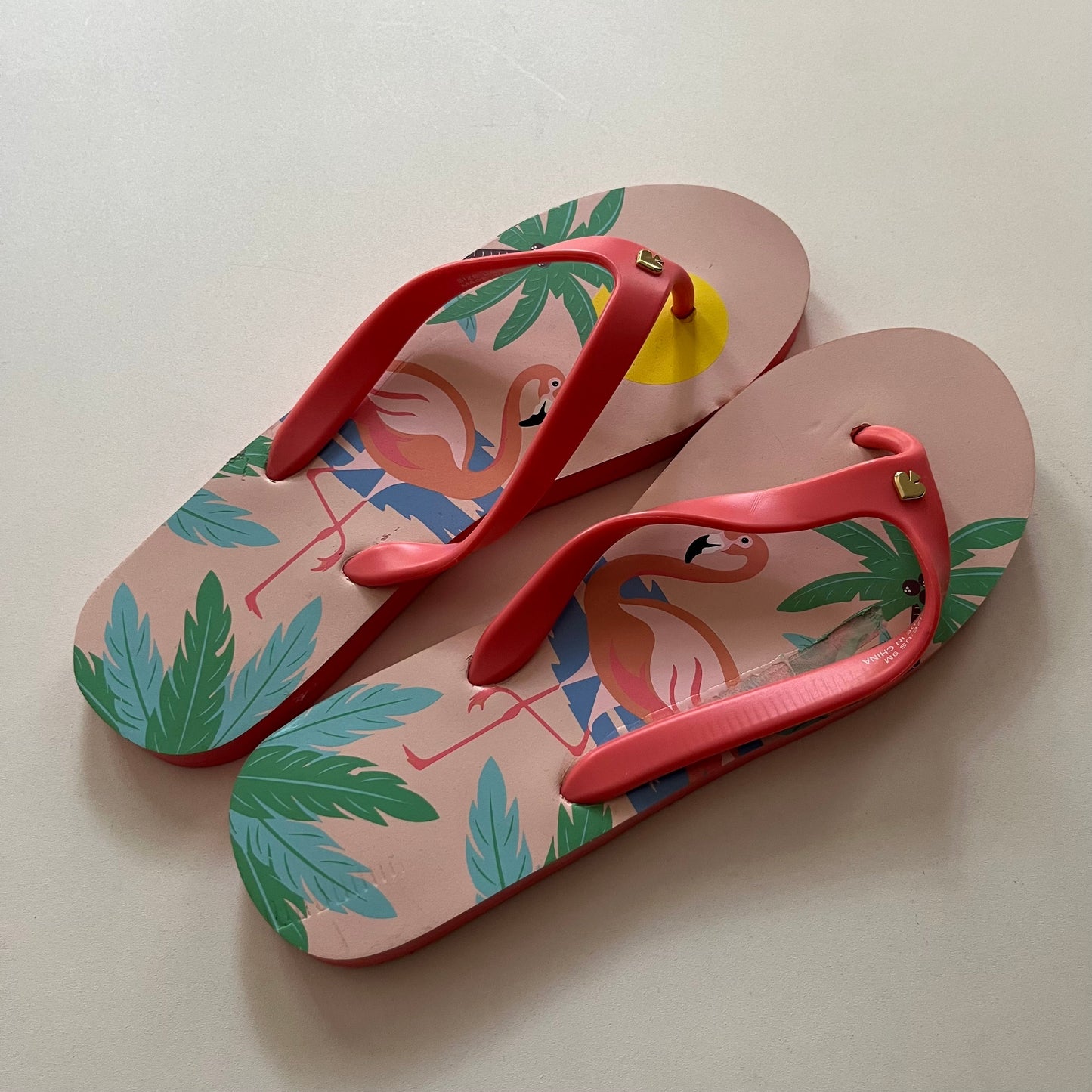 Sandals Flip Flops By Kate Spade In Pink, Size: 9