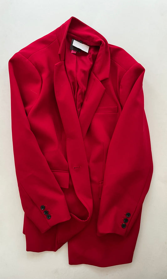 Blazer By Vince Camuto In Red, Size: 3x