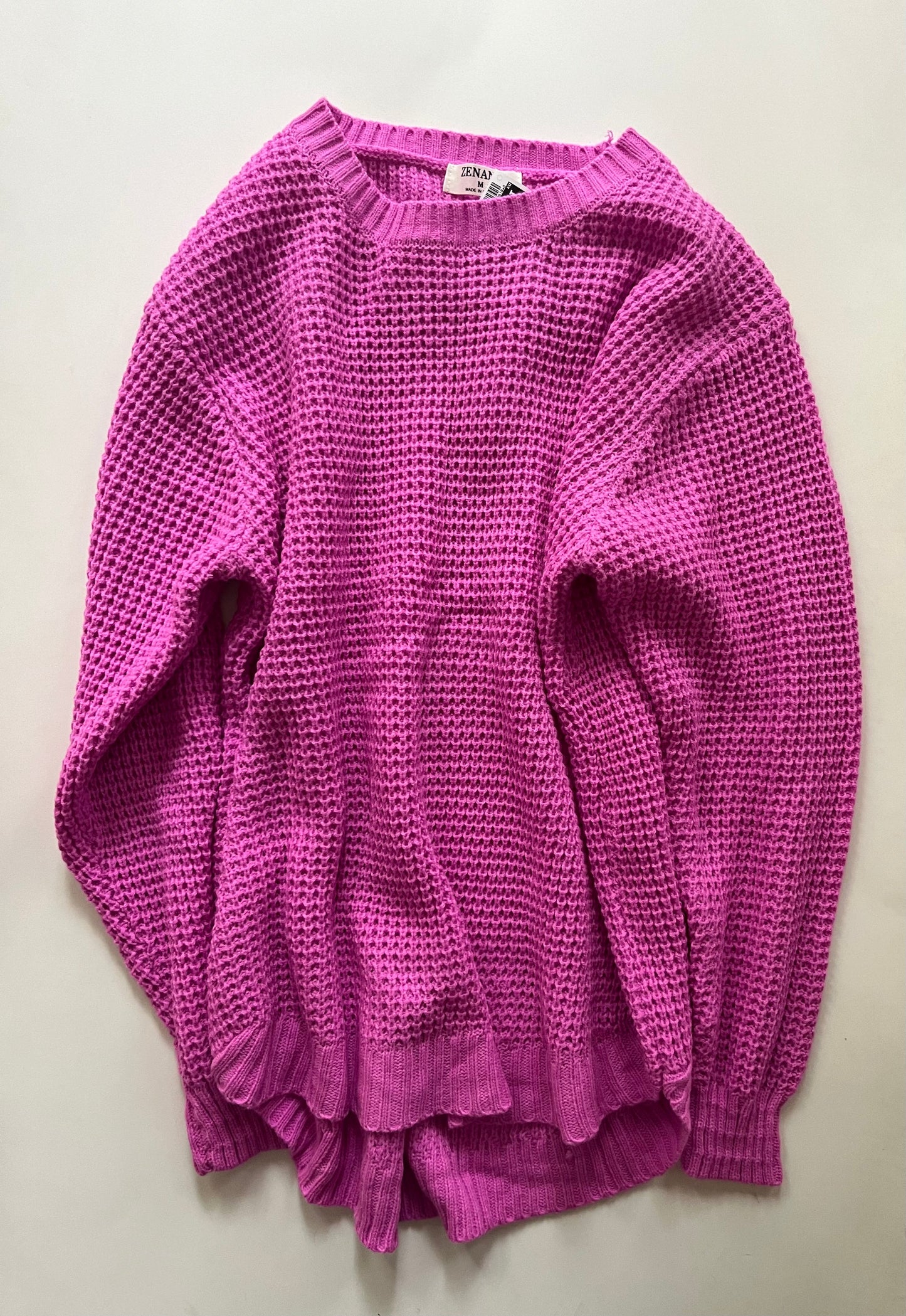 SWEATER ZENANA OUTFITTERS in PURPLE, Size: M