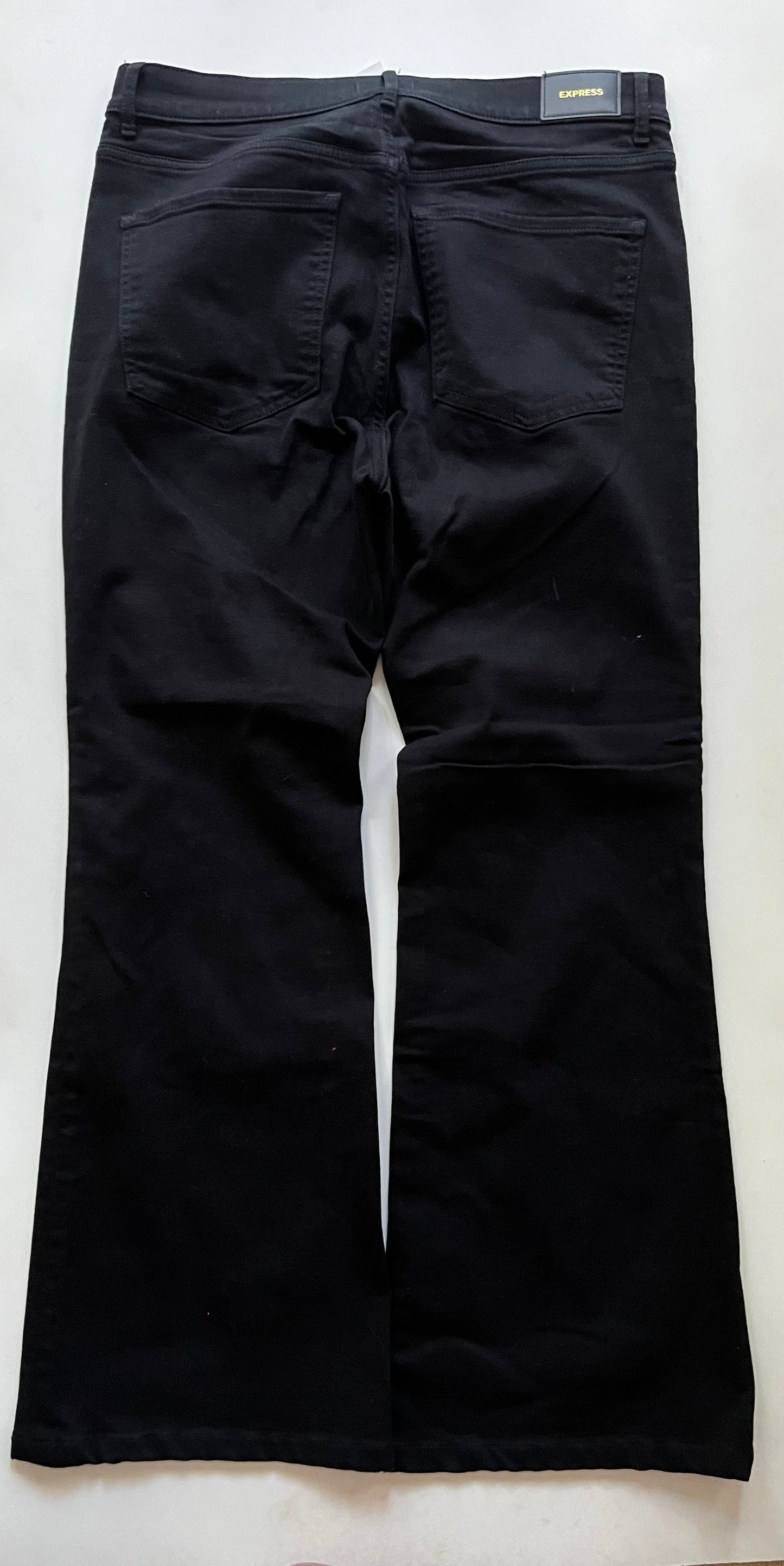 Jeans Flared By Express O In Black, Size: 12