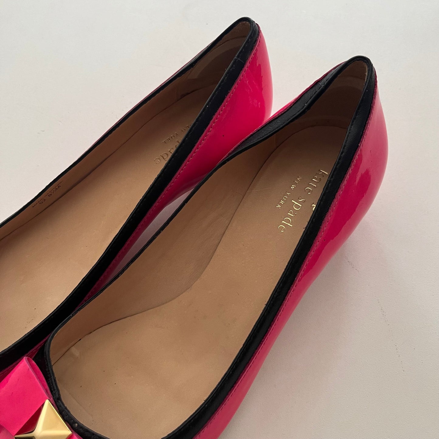 Shoes Flats Ballet By Kate Spade In Hot Pink, Size: 8.5