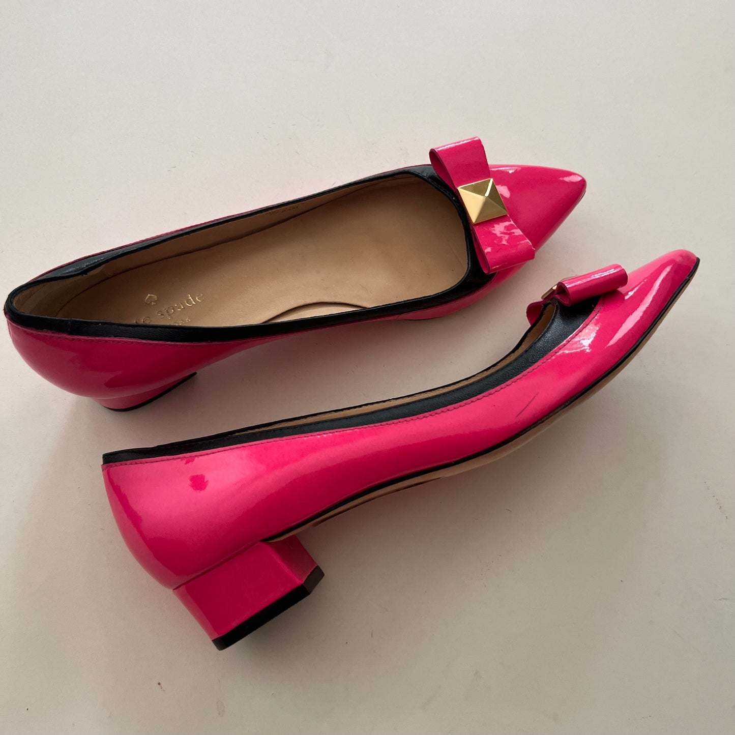 Shoes Flats Ballet By Kate Spade In Hot Pink, Size: 8.5