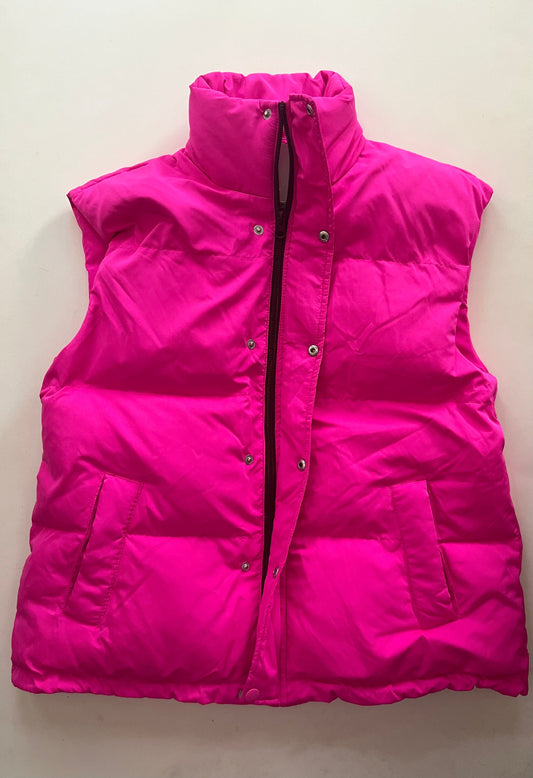 Vest Puffer & Quilted By A New Day In Pink, Size: S