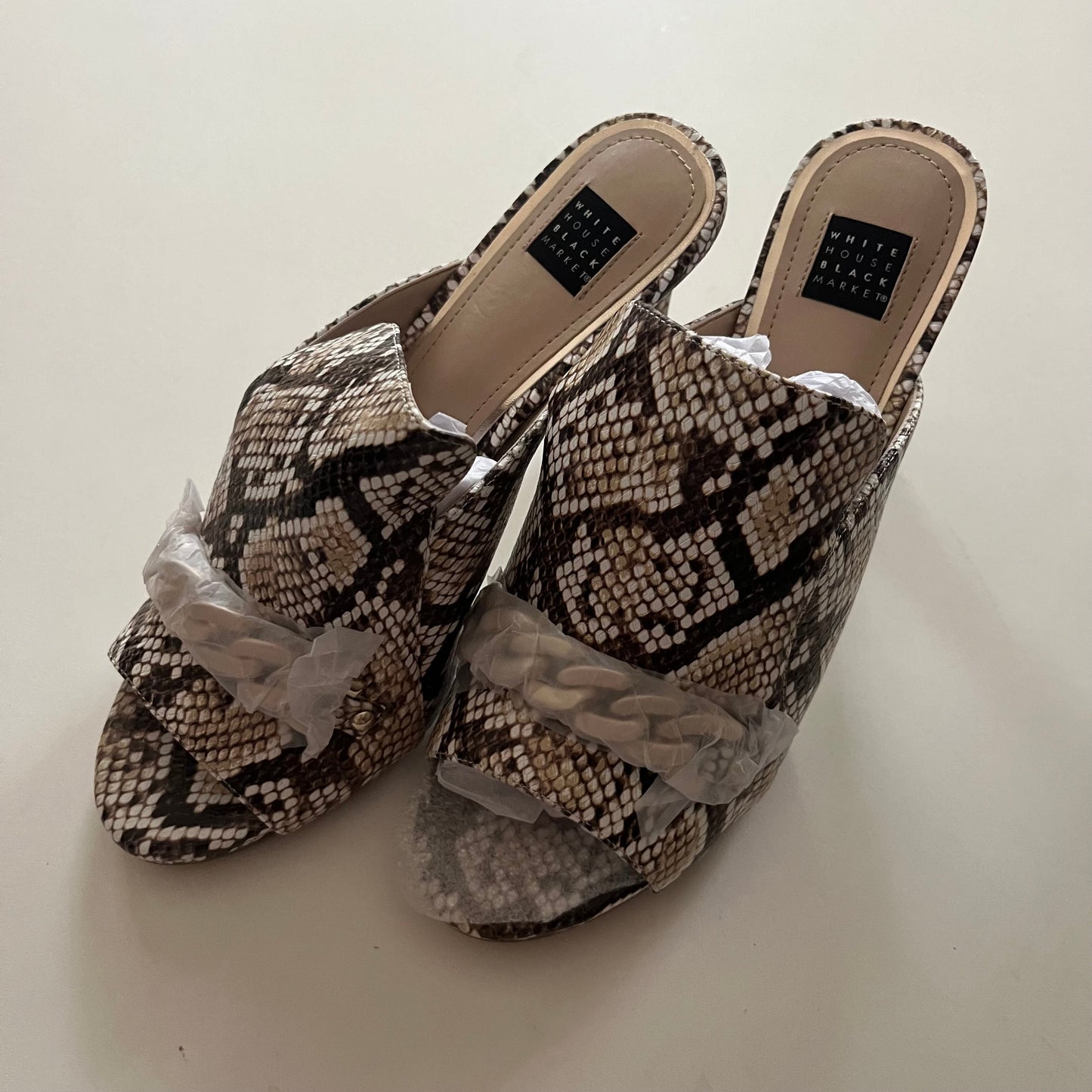 Shoes Heels Block By White House Black Market O In Animal Print, Size: 8.5