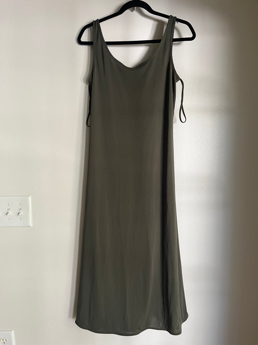 Dress Casual Maxi By Polo Ralph Lauren In Green, Size: S