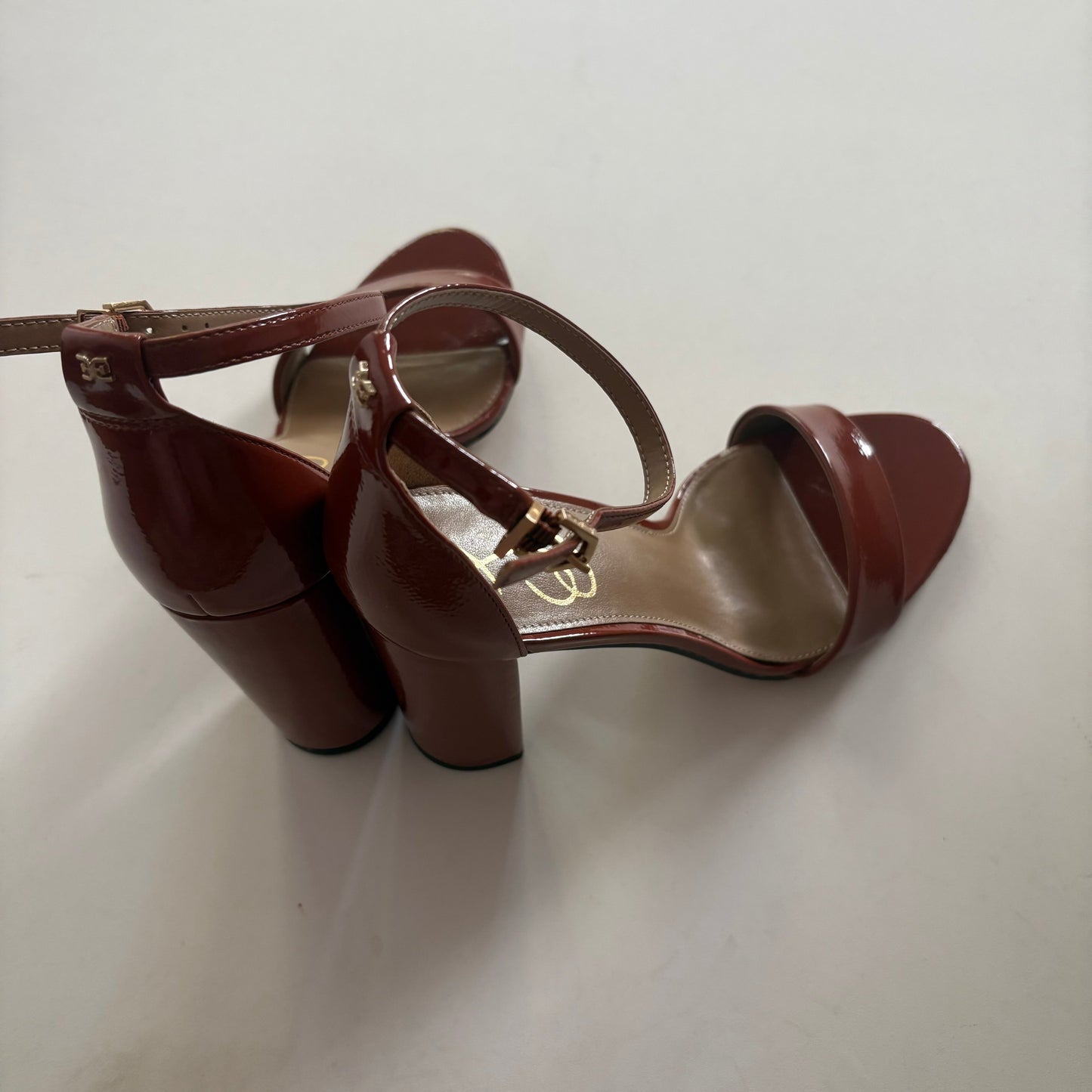 Shoes Heels Block By Sam Edelman In Brown, Size: 9.5