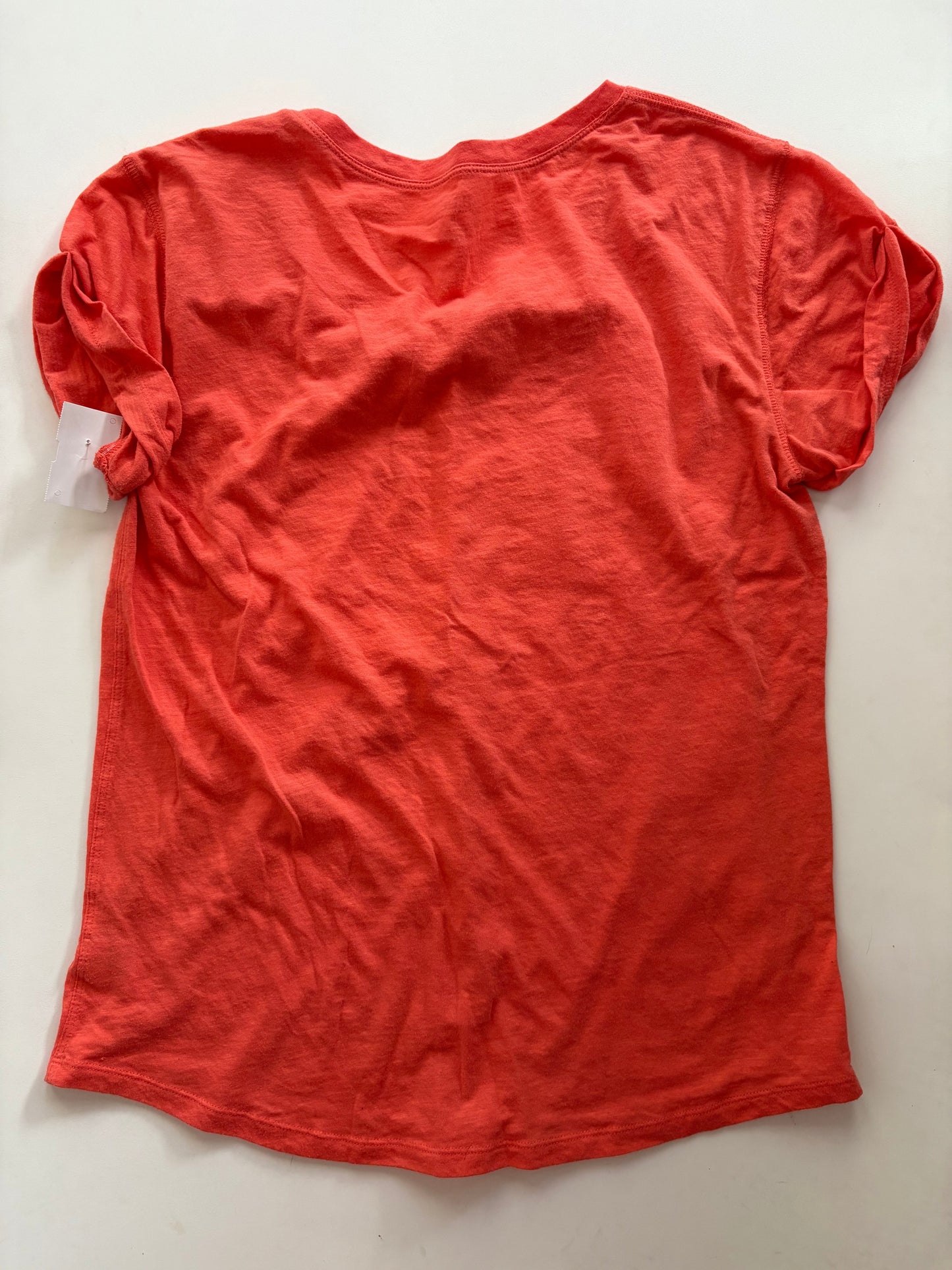 Top Short Sleeve By Ana In Orange, Size: M