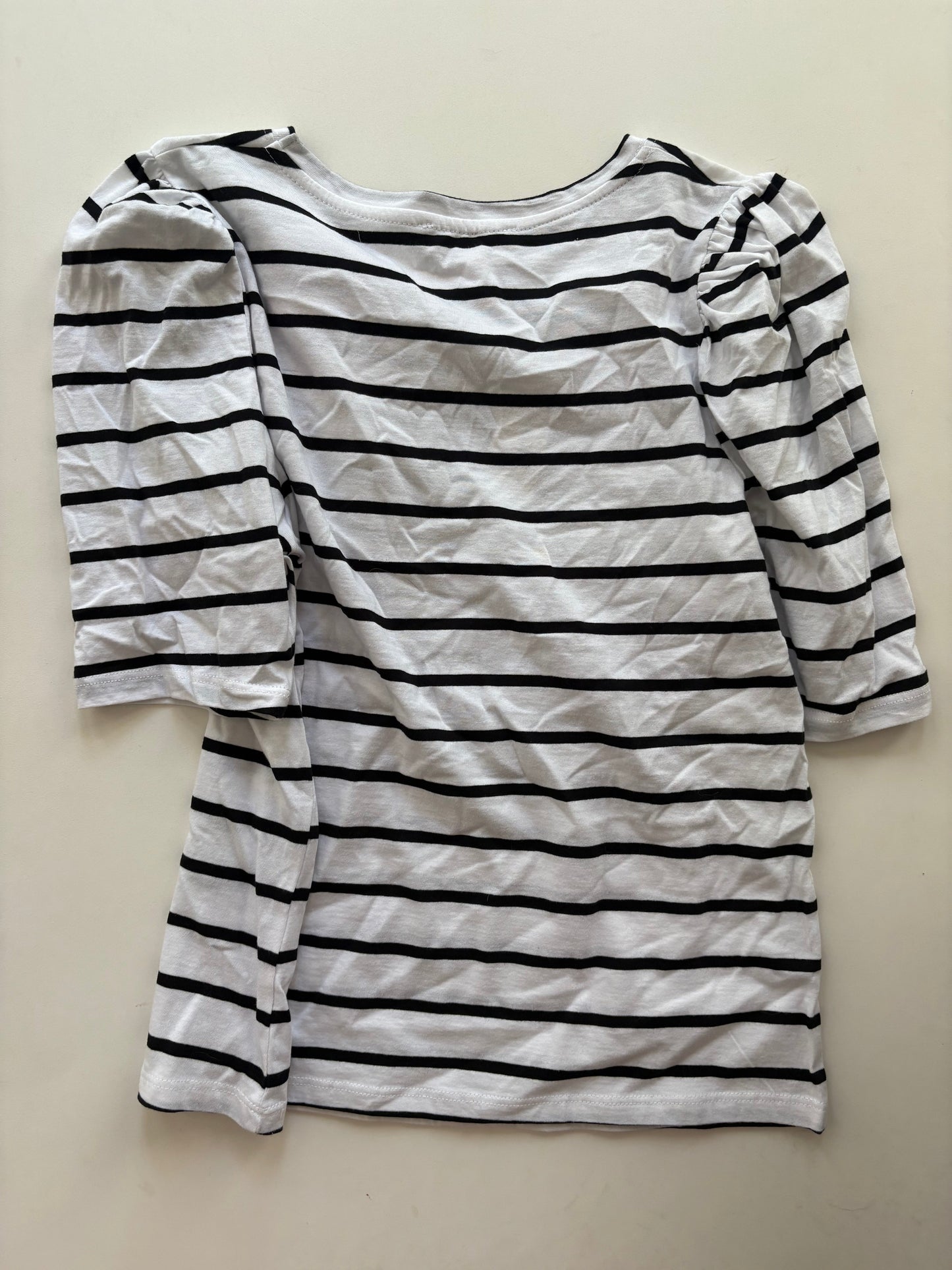 Top Short Sleeve By GO Fashion In Striped, Size: M