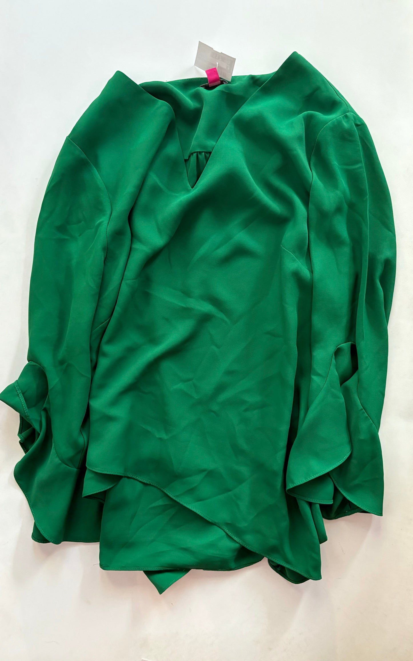 Blouse Long Sleeve By Vince Camuto In Green, Size: 3x