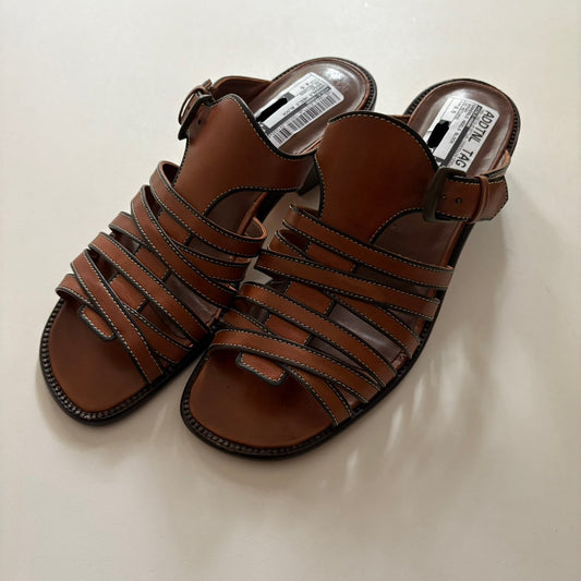 Sandals Heels Block By Cole-haan In Brown, Size: 8.5