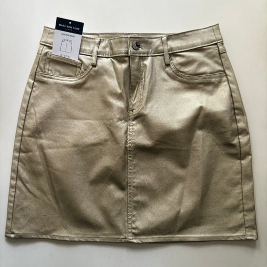 Skirt Mini & Short By Marc New York In Gold, Size: 10