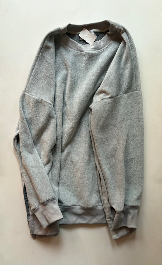 Sweatshirt Crewneck By Kat Mcrae In Grey, Size: Xl