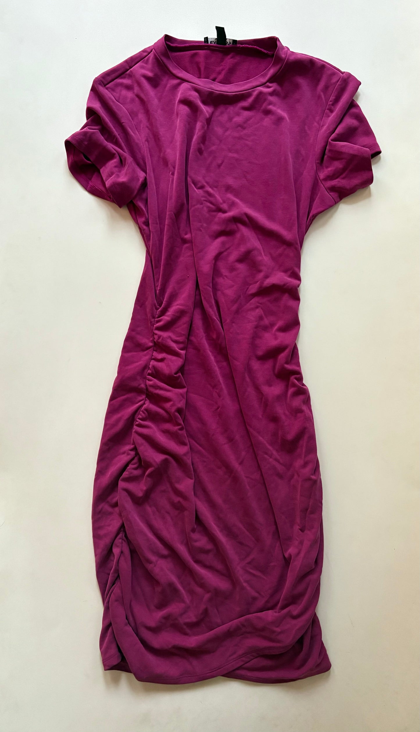 Dress Casual Midi By Express In Pink, Size: Xs