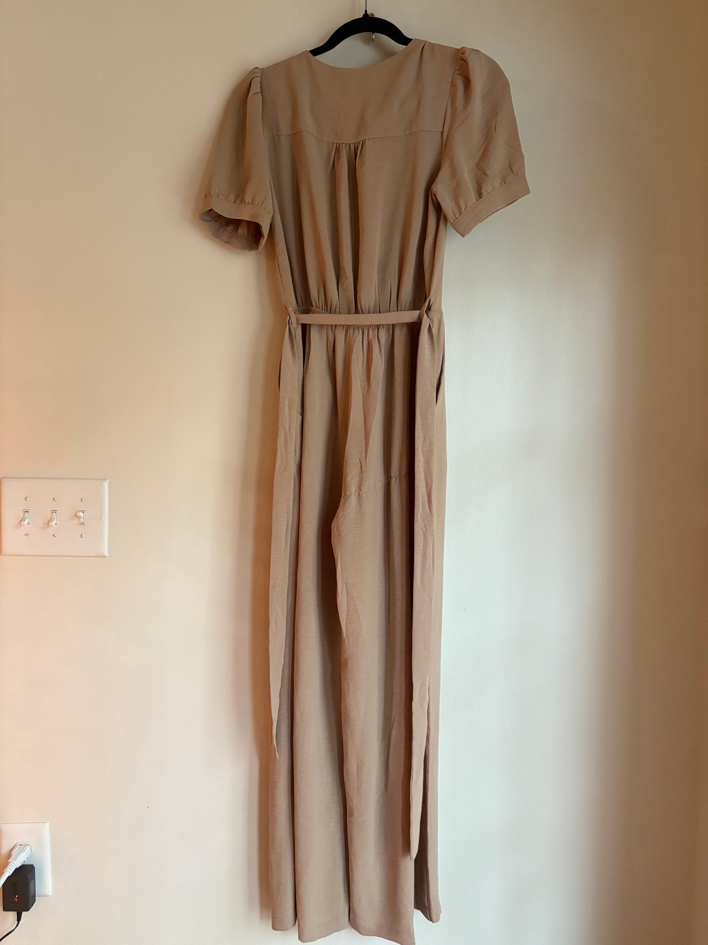 Jumpsuit By Monteau In Tan, Size: M