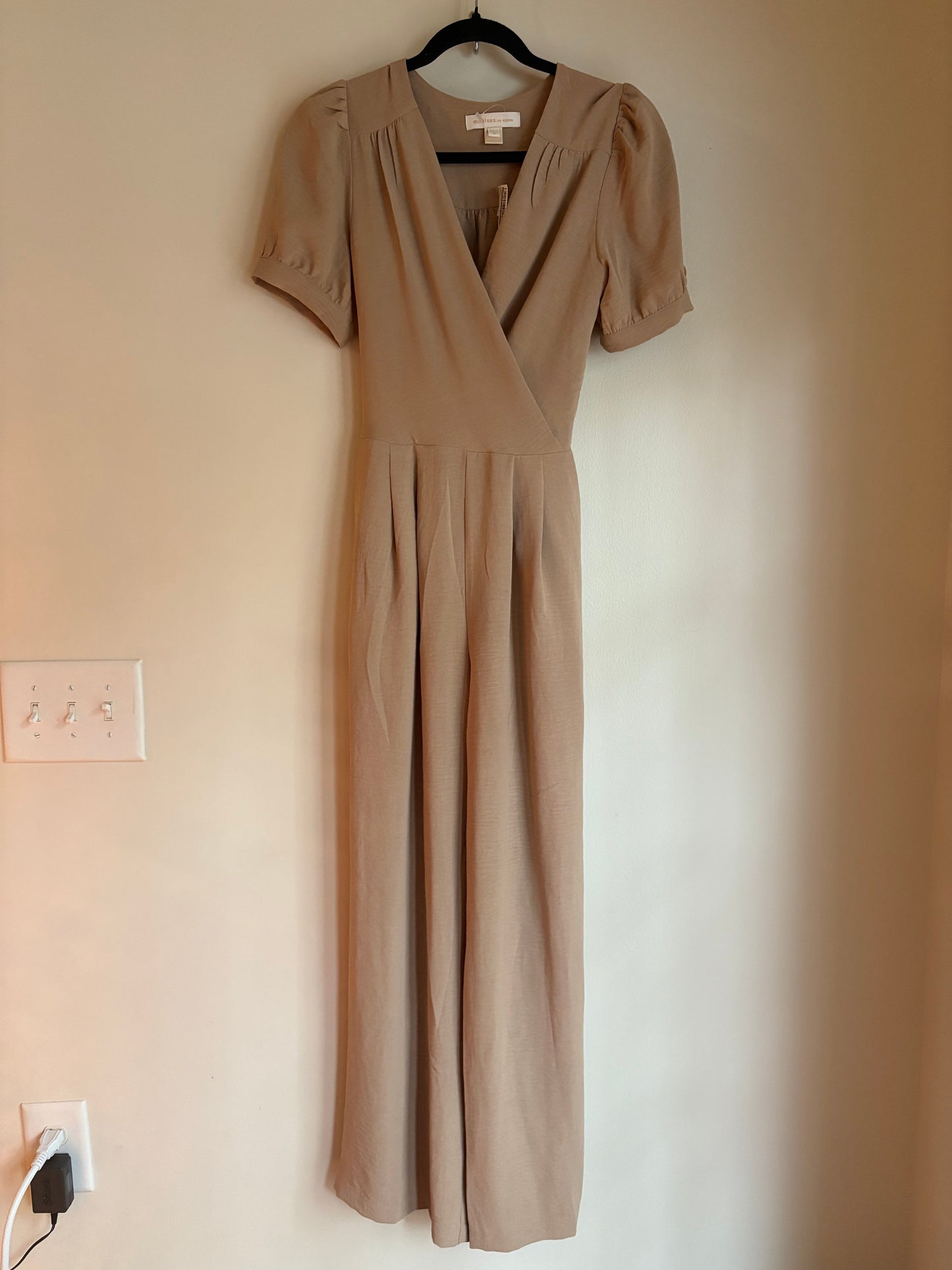 Jumpsuit By Monteau In Tan, Size: M