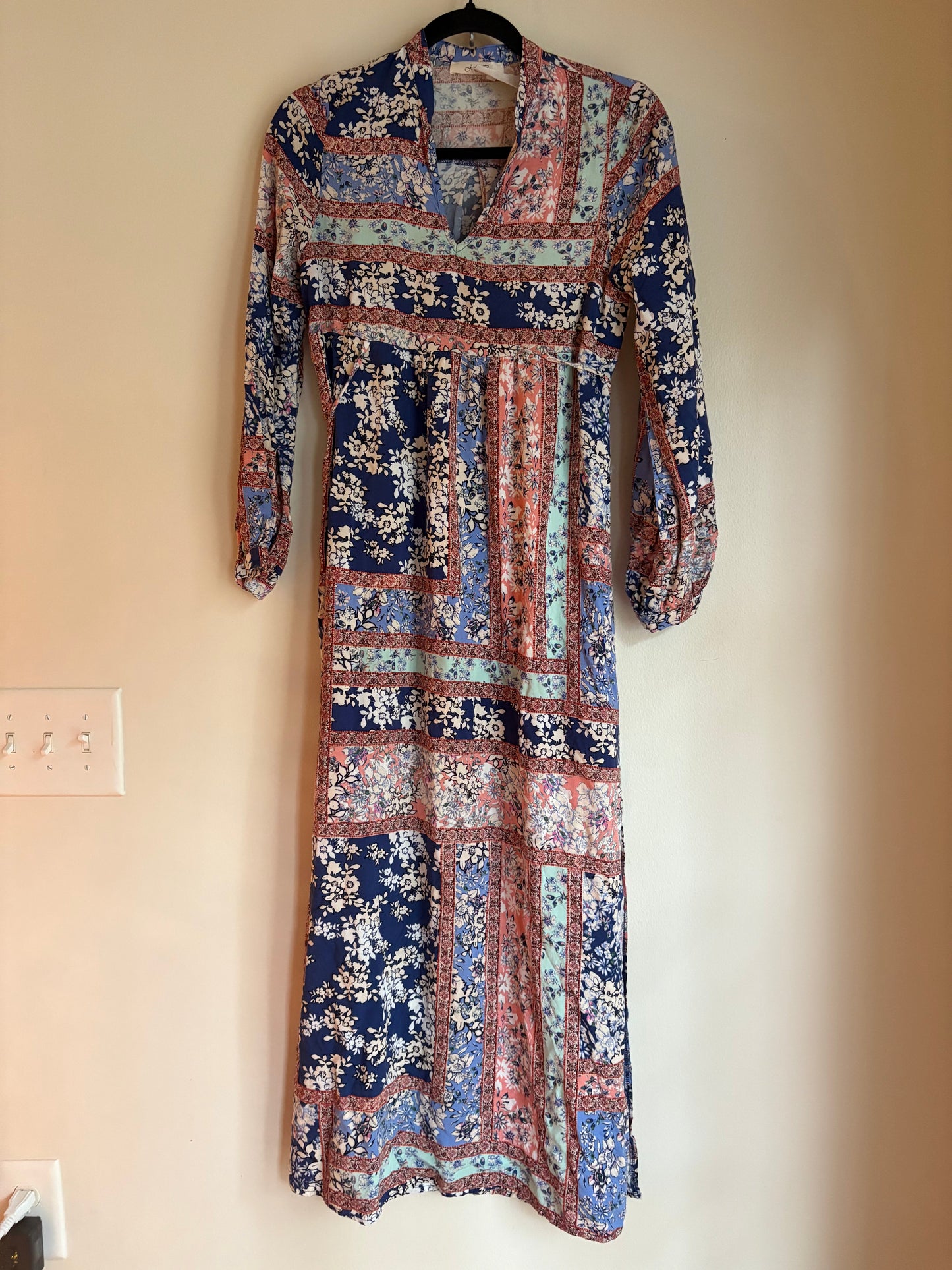 Dress Casual Maxi By Jessy In Multi-colored, Size: Xs