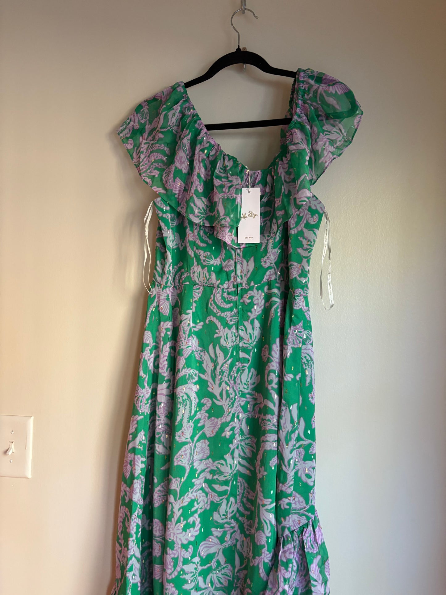 Dress Party Long By Lilly Pulitzer In Green, Size: S