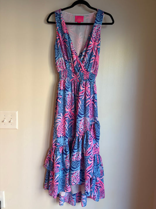 Dress Party Long By Lilly Pulitzer In Multi-colored, Size: Xs