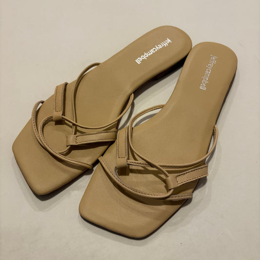 Sandals Flip Flops By Jeffery Campbell In Beige, Size: 7