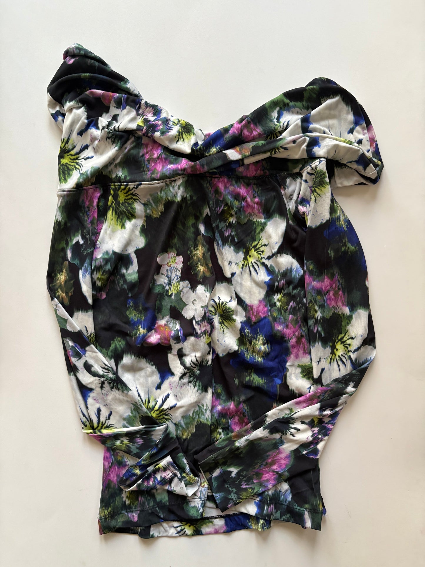 Top Long Sleeve By Rachel Roy In Floral Print, Size: S