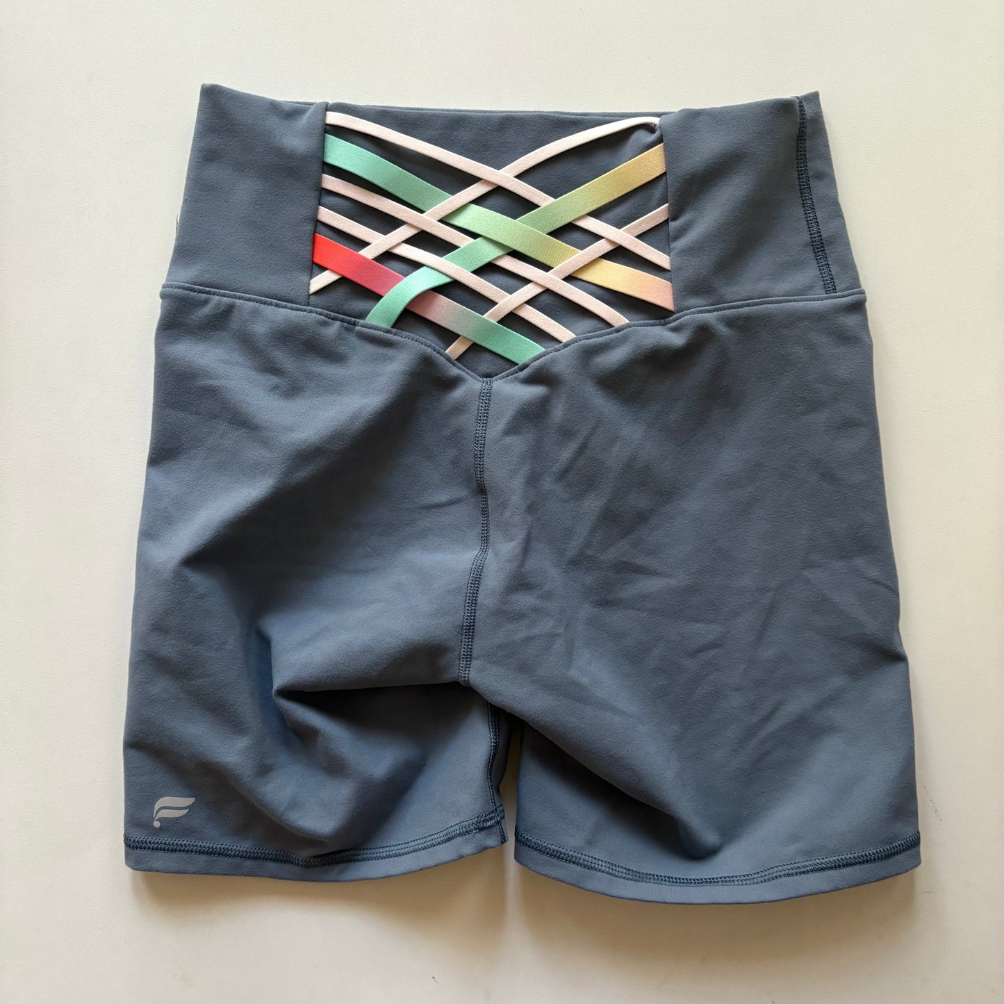 Athletic Shorts By Fabletics In Grey, Size: S