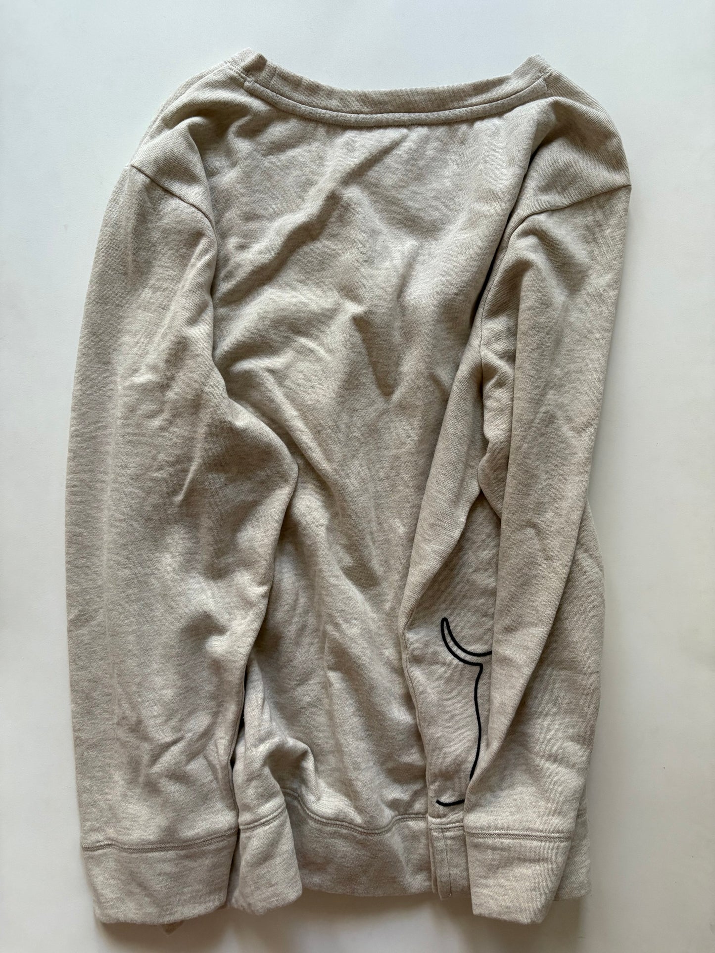 Sweatshirt Crewneck By Talbots In Beige, Size: 2x