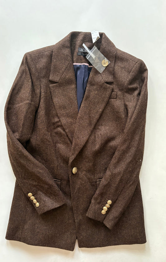 Blazer By J. Crew In Brown, Size: Xs