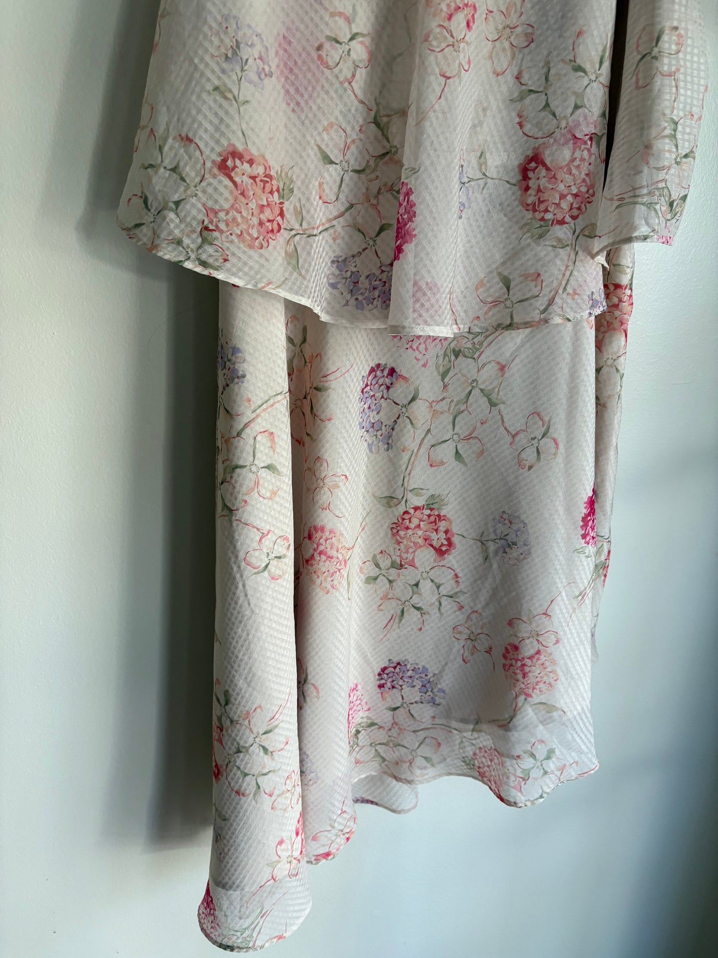 Dress Casual Midi By A New Day In Floral Print, Size: Xl