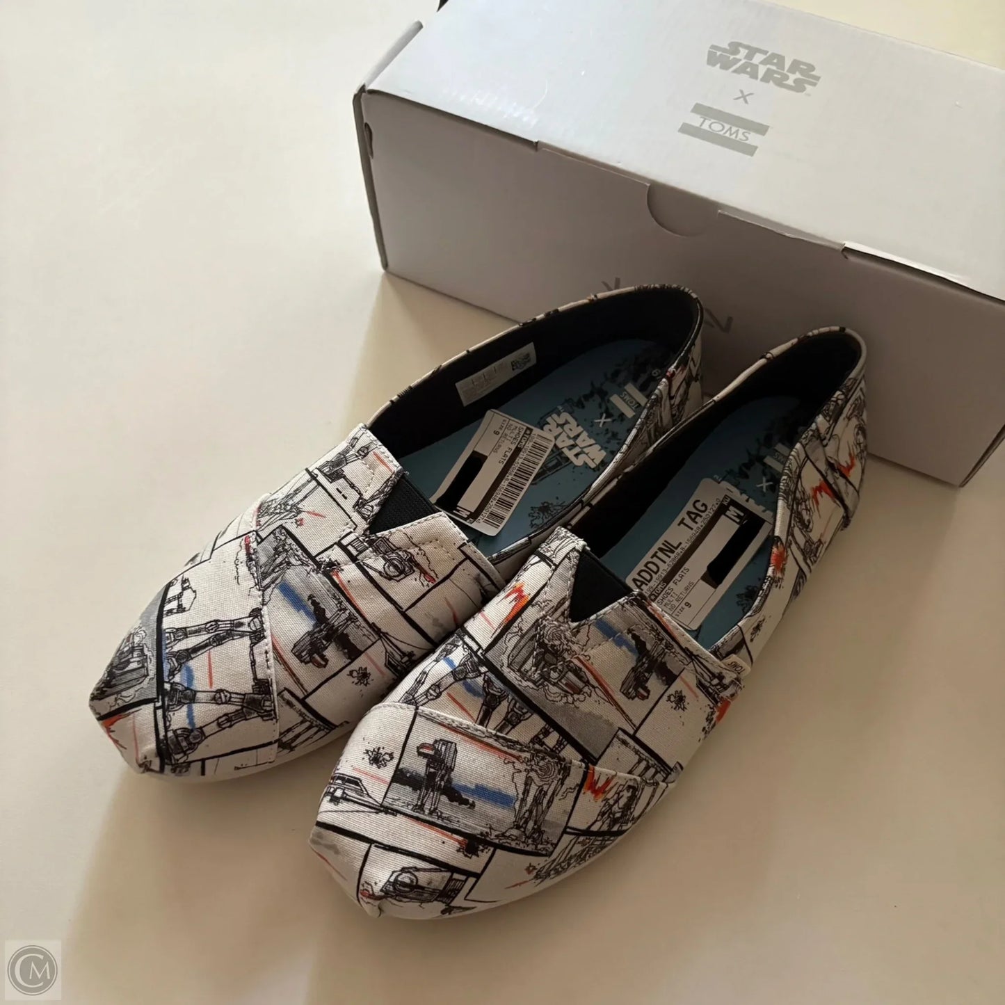 Shoes Flats By Toms In Multi-colored, Size: 9