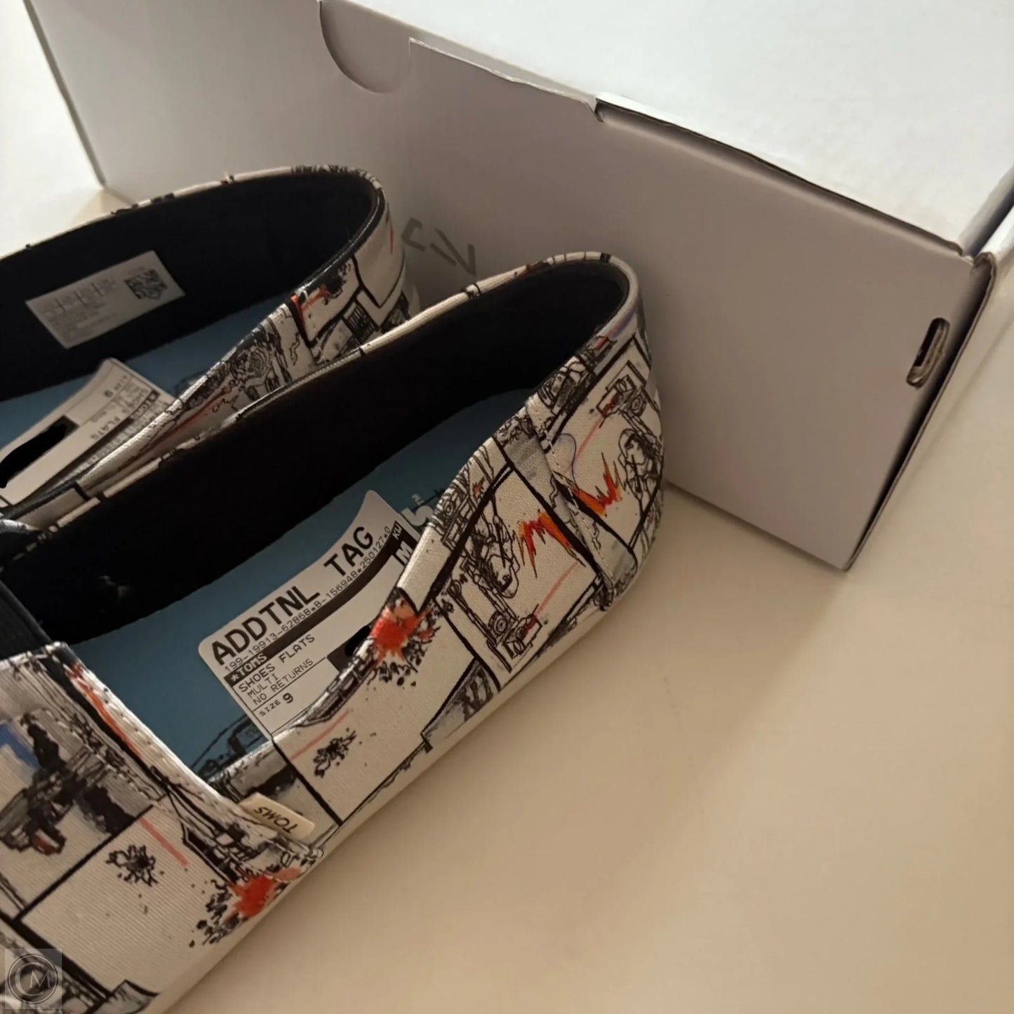 Shoes Flats By Toms In Multi-colored, Size: 9