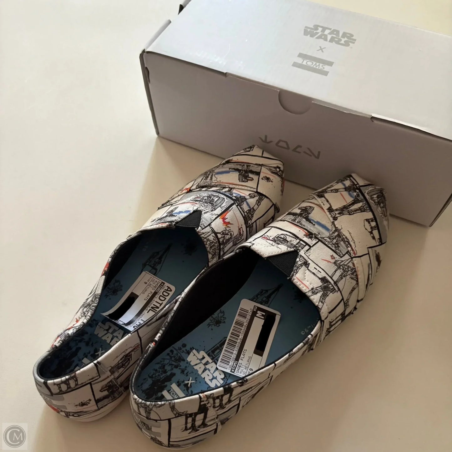 Shoes Flats By Toms In Multi-colored, Size: 9