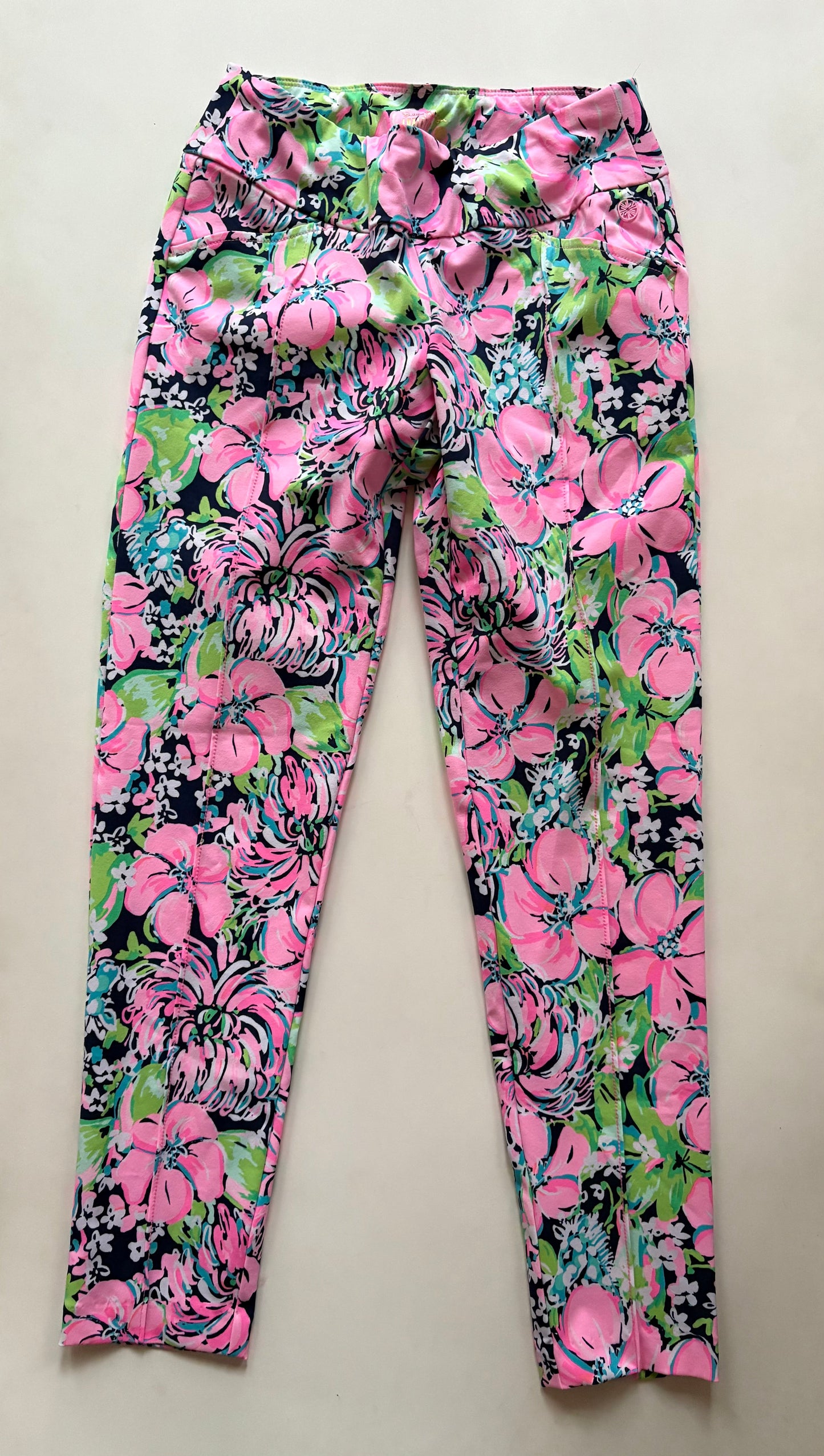 Pants Designer By Lilly Pulitzer In Floral Print, Size: Xs