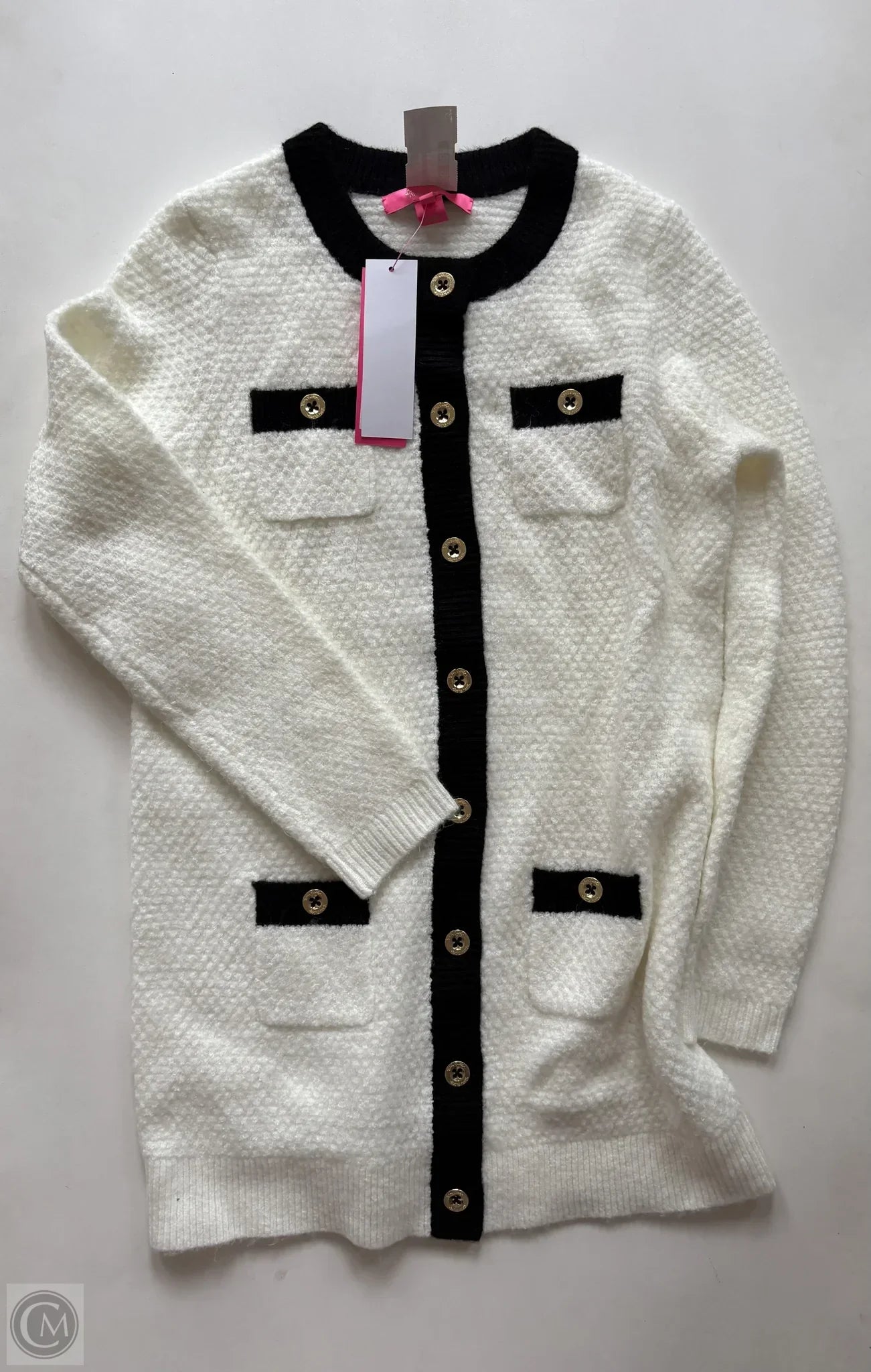 Sweater Designer By Lilly Pulitzer In Cream, Size: Xs