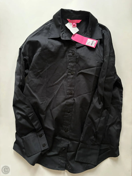 Blouse Designer By Lilly Pulitzer In Black Size XS