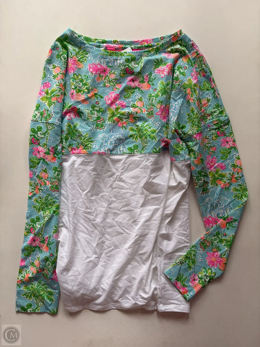 Top Long Sleeve Designer By Lilly Pulitzer In Multi-colored, Size: Xxs