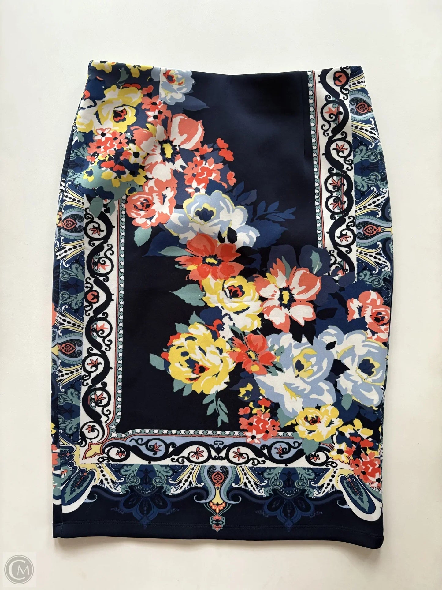 Skirt Midi By Cato In Floral Print, Size: Xs