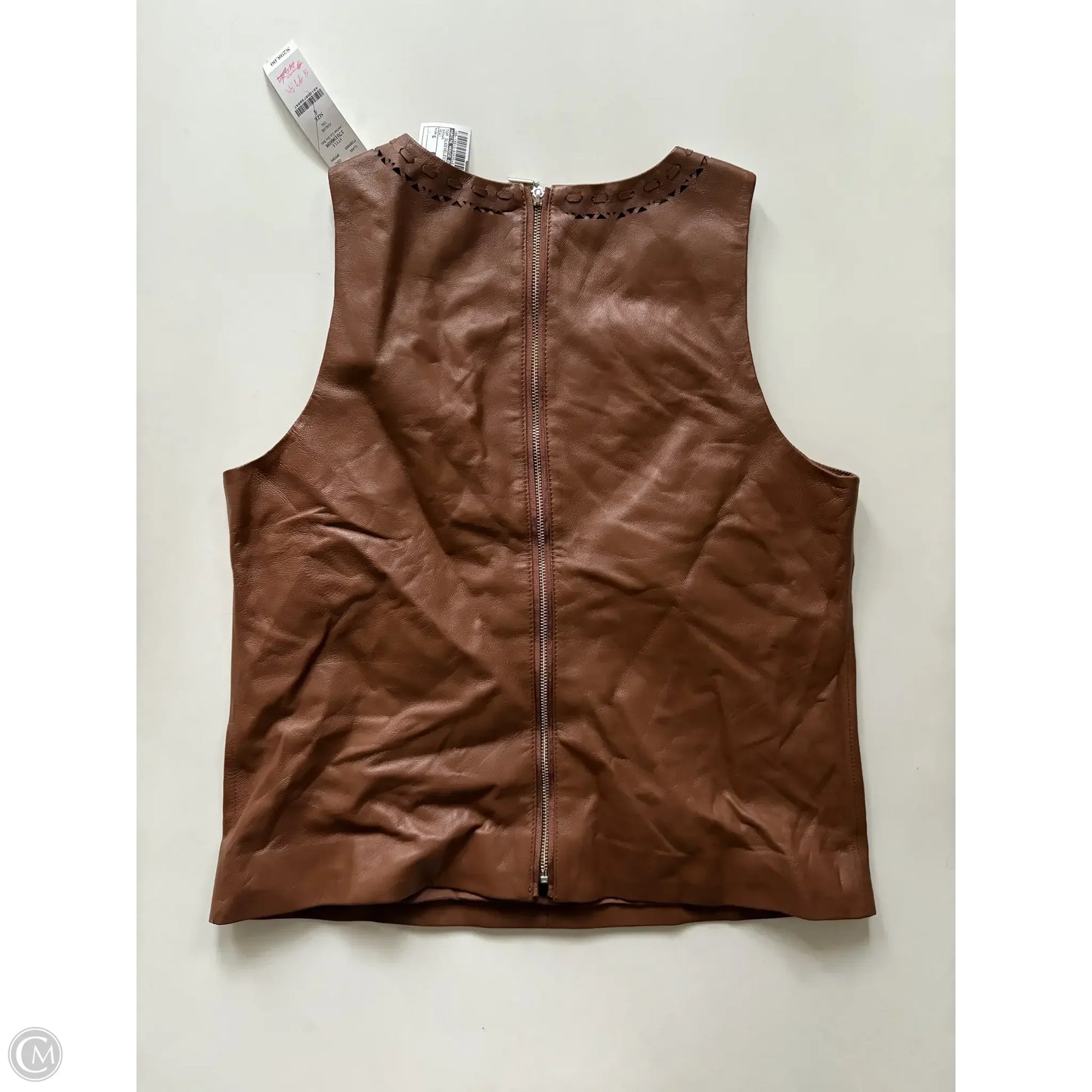 Top Sleeveless By White House Black Market In Brown, Size: S