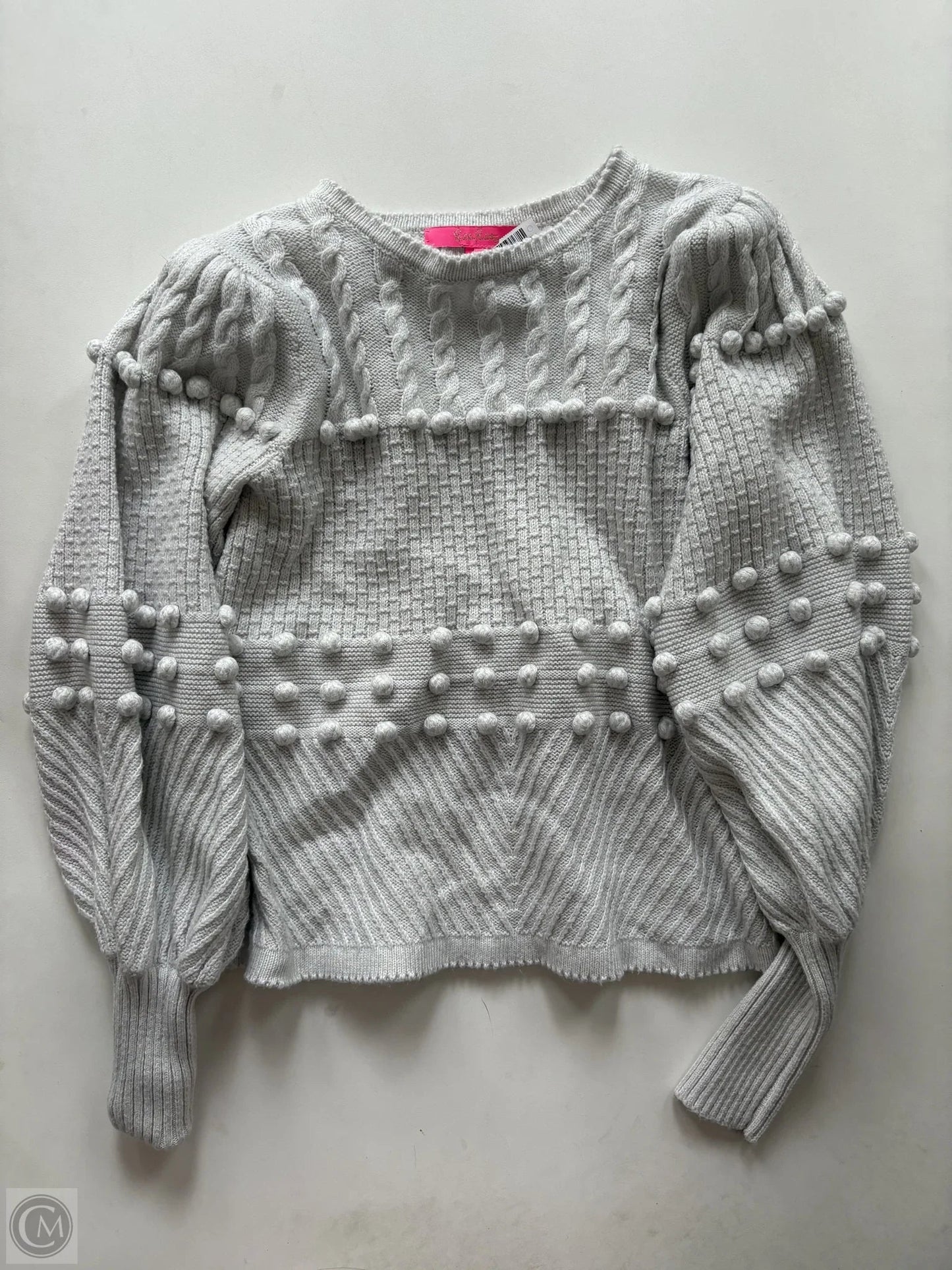 Sweater Designer By Lilly Pulitzer In Grey, Size: Xs