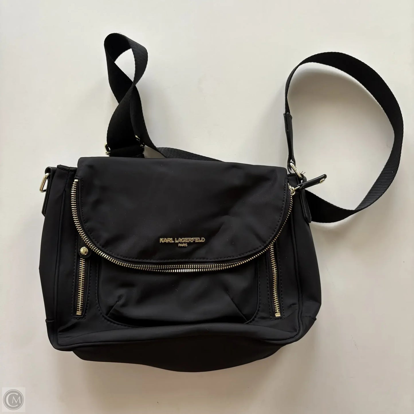 Handbag Designer By Karl Lagerfeld, Size: Medium