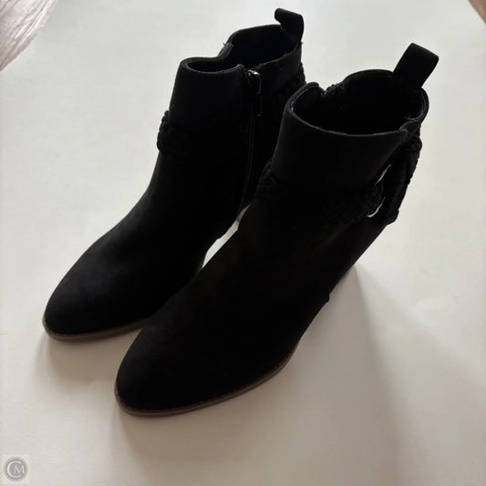 Boots Ankle Heels By SM In Black, Size: 6.5