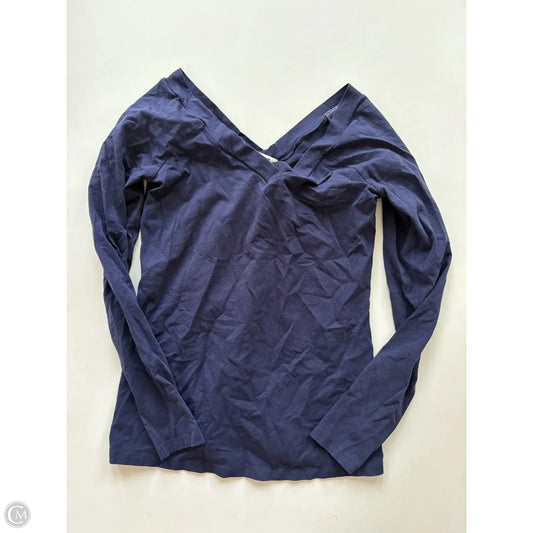 Top Long Sleeve Designer By Lilly Pulitzer In Navy, Size: Xs