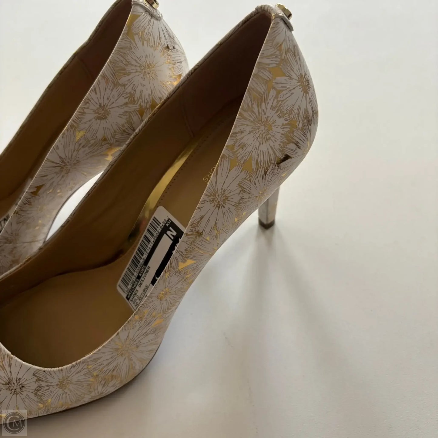 Shoes Designer By Michael Kors In Gold, Size: 9.5