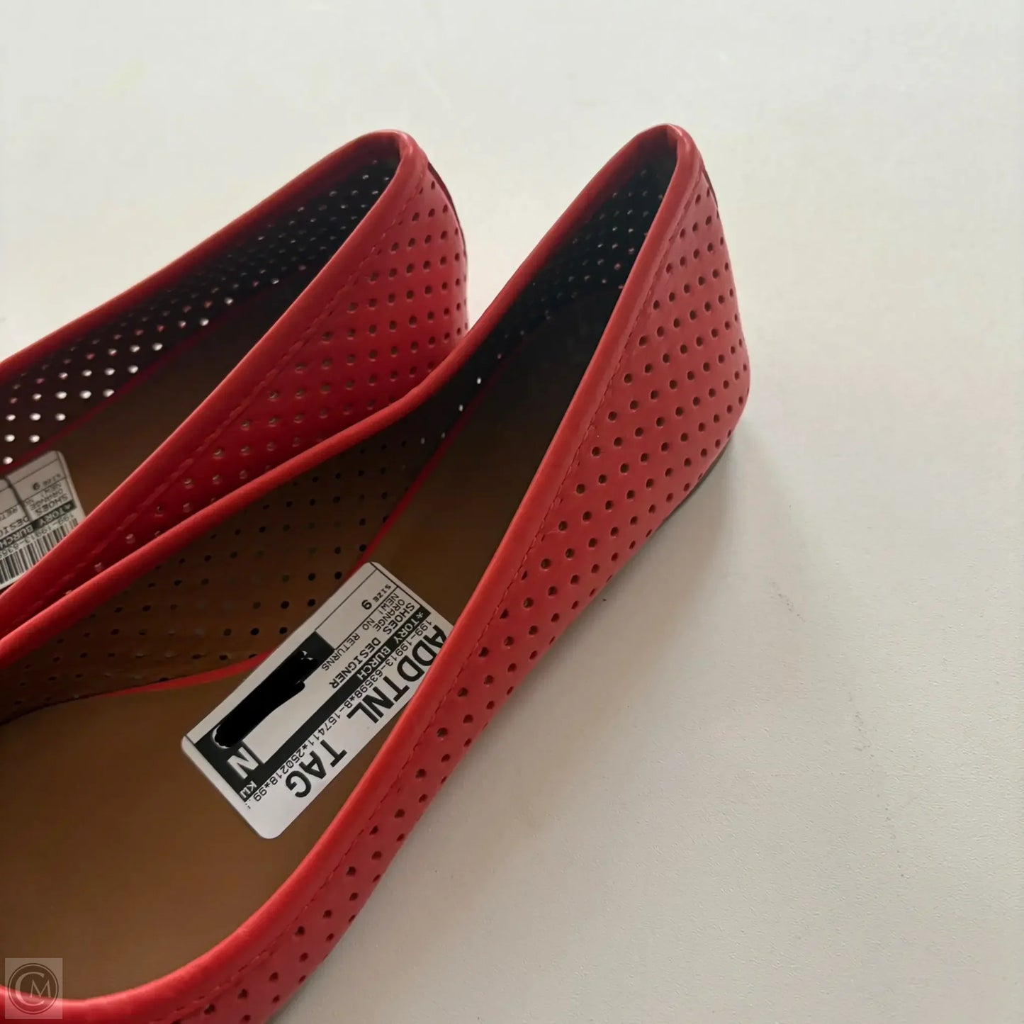 Shoes Designer By Tory Burch In Orange, Size: 9