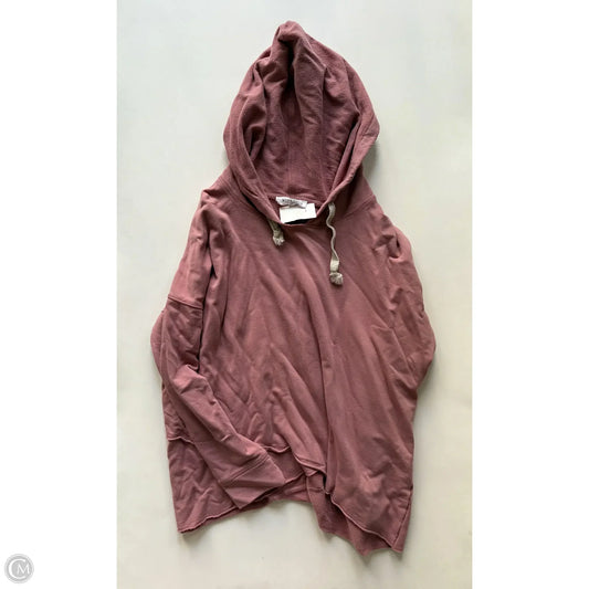 Sweatshirt Hoodie By Workshop In Pink, Size: Xs
