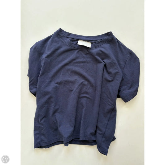 Athletic Top Short Sleeve By Fleo In Navy, Size: Xl