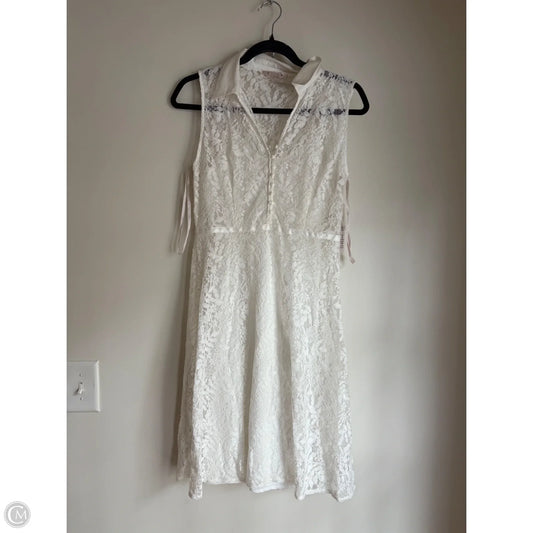 Dress Party Midi By Nanette Lepore In White, Size: Xs