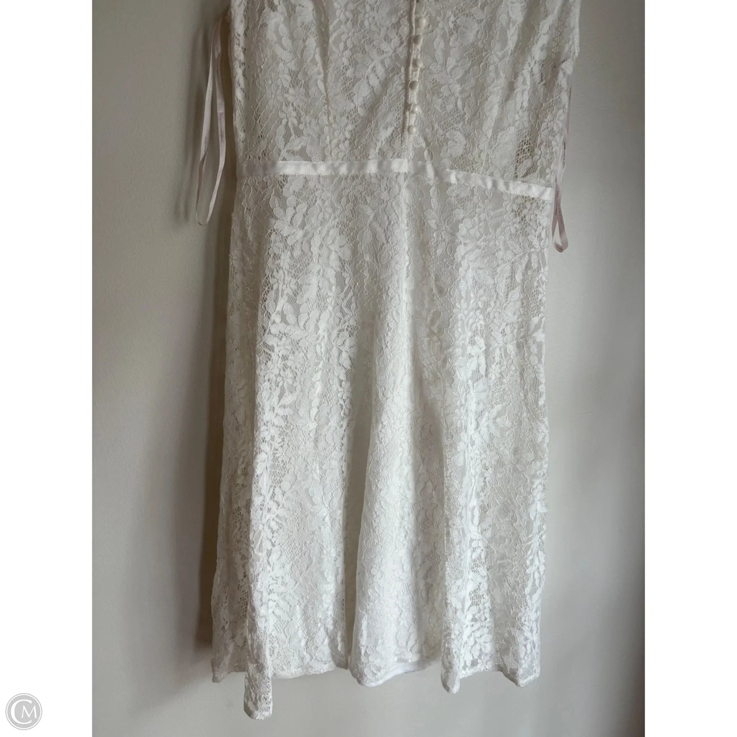 Dress Party Midi By Nanette Lepore In White, Size: Xs