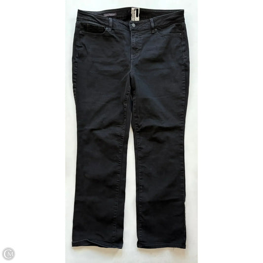 Jeans Straight By Not Your Daughters Jeans In Black, Size: 18